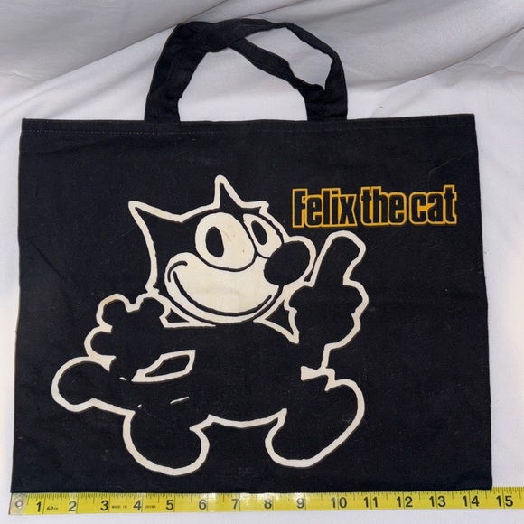 VINTAGE 1989 FELIX THE CAT PRODUCTIONS TOTE BAG - Picture 6 of 7